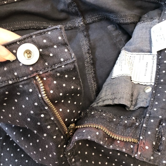AG Adriano Goldschmied Polka Dot Legging Ankle Jean 25 - Picture 5 of 9